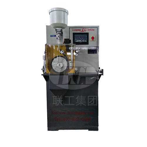 LGM-130干砂橡膠輪式磨損試驗(yàn)機(jī)，可自動停機(jī)